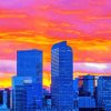 Denver Skyline paint by number