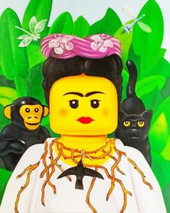 Frida Khalo Lego Art Work Paint by Numbers