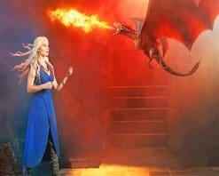 Game Of Thrones Deanerys Targaryen paint by number