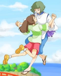 Haku And chihiro Dancing Paint By Numbers