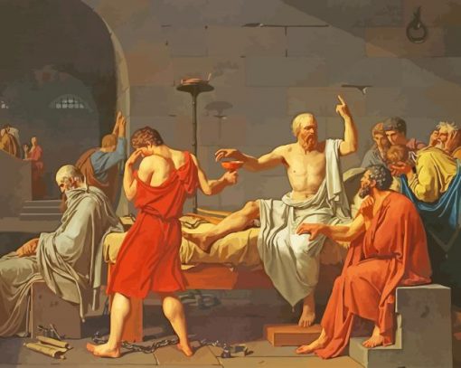 Jacques Louis David The Death Of Socrates paint by number