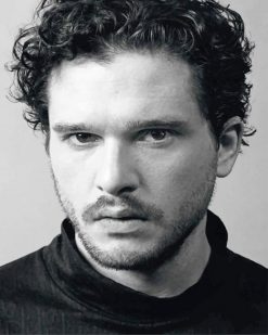 Kit Harington paint by numbers