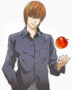 light yagami Death note serie adult paint by numbers
