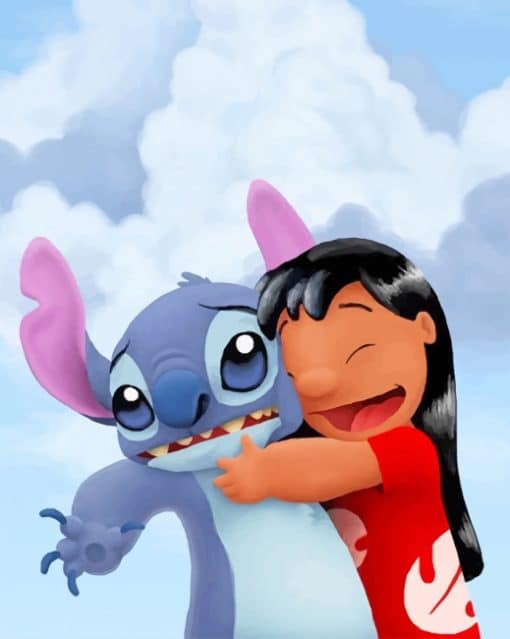 Lilo And Stitch Friendship paint By numbers