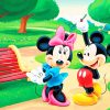 Minnie And Mickey Mouse Paint By Numbers