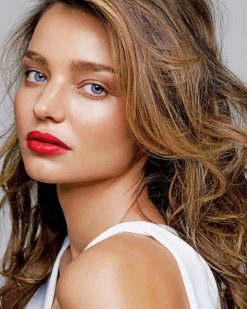 Miranda Kerr Glamour Photo Shoot Paint By Numbers
