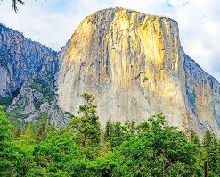Mountain Yosemite California paint by number