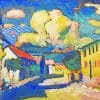 Murnau Dorfstrasse Wassily Kandinsky paint by number