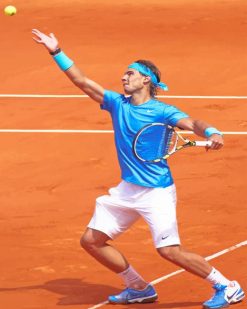 Rafael Nadal Tennis Player Paint By Numbers