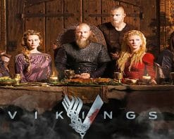Ragnar And Lagertha Vikings paint by number
