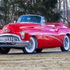 Red 1953 Skylark Convertible Paint By Numbers