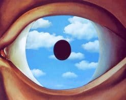 Rene Magritte The False Mirror paint by number