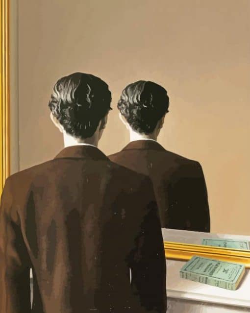 Rene Magritte Not To Be Reproduced paint by number
