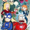Rick And Morty Avengers paint by numbers