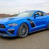 The Blue Ford Mustang paint by numbers
