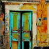 Vintage Old Door paint by numbers