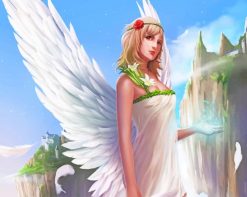 Angel Anime Character paint by number