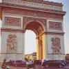 Arc de Triomphe Paris paint by numbers