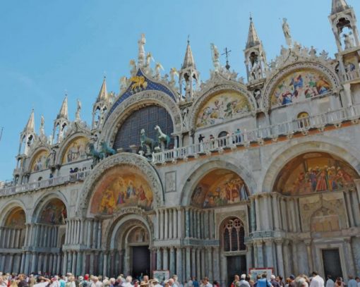 Basilica Di San Marco Venice Italy paint by numbers