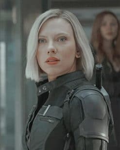 Black Widow Marvel paint by numbers