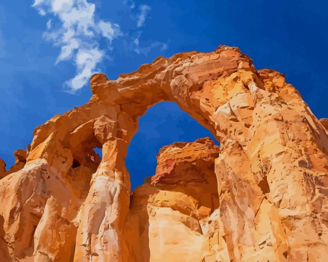 Grand Staircase Escalante Utah paint by number