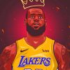 Lebron James The King of Batsketball paint by numbers