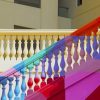 Multicolored Stairs Handrail paint by number