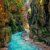 Partnach Gorge Germany paint by numbers