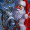 Santa Claus Christmas paint by numbers