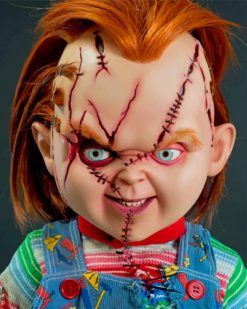 Seed of Chucky paint by numbers