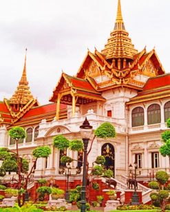 Wat Phra Kaew Bankock paint by numbers