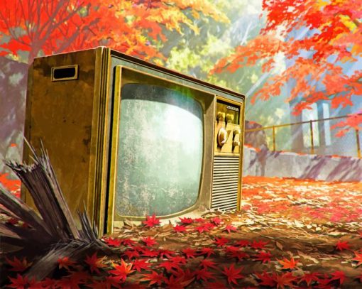 Ancient TV Autumn paint by number