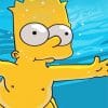 Bart Simpson Swimming paint by numbers