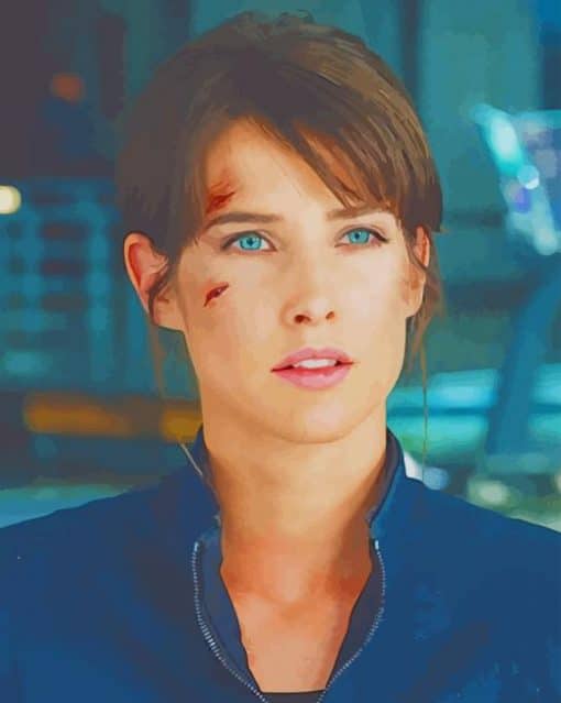 Cobie Smulders Avengers paint by numbers