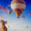 Color Splash Hot Air Balloon paint by numbers