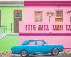 Colorful House In Cape Town South Africa paint by number