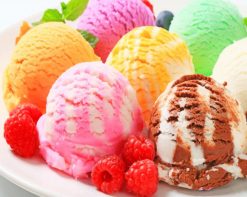 Colorful Ice Cream paint by number
