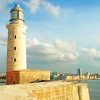 El Morro Lighthouse Havana paint by numbers
