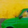 Green Classic Car paint by numbers