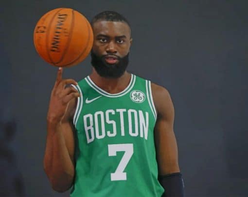 Jaylen Brown Basketball Player paint by number