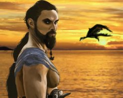 Khal Drago Game Of Thrones paint by number