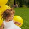 Little Girl With Ballons paint by number