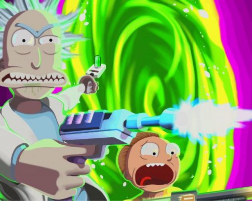 Rick And Morty Artwork paint by number