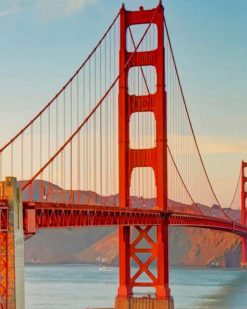 San Francisco Golden Bridg paint by numberse