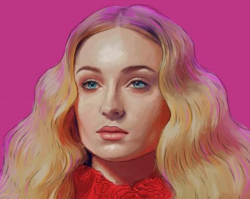Sansa Stark Digital Art paint by number