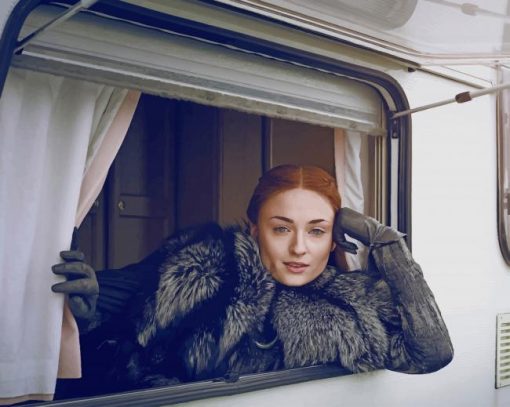 Sansa Stark Game Of Thrones paint by number