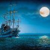 Ship Full Moon paint by number