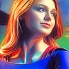supergirl-marvel paint by numbers