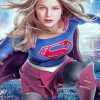 Supergirl paint by numbers