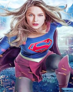 Supergirl paint by numbers
